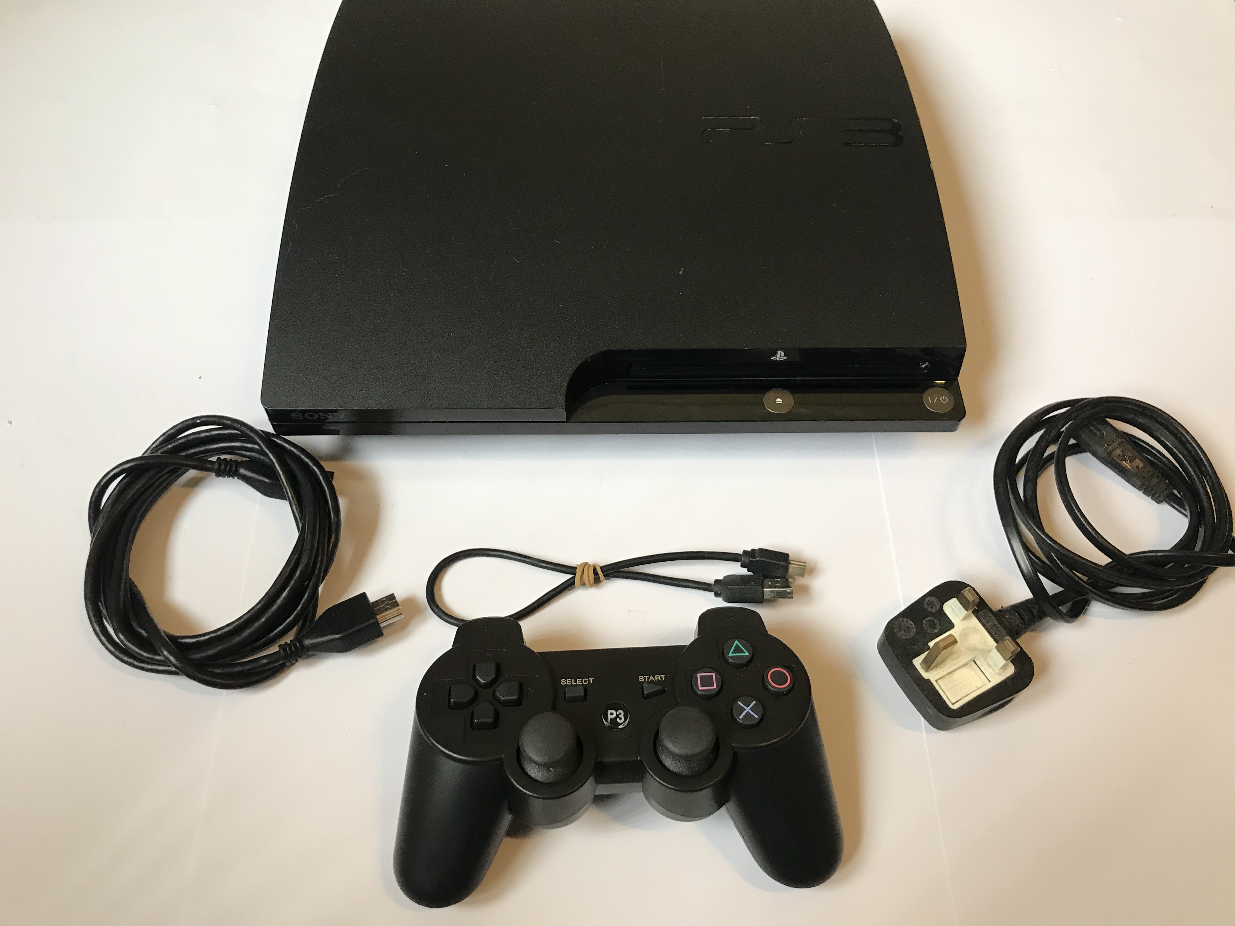 Buy Ps3 Console Slim Black 120gb games Used Preowned Secondhand