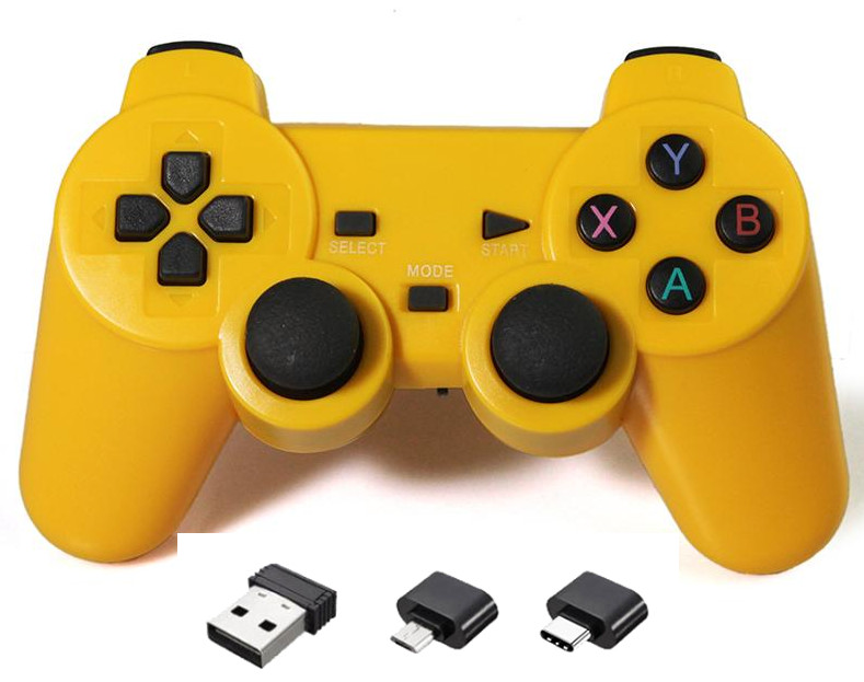 SwallowGames.com Buy Wireless USB Gamepad Controller for Windows / Android / TV Box - TY706 YELLOW for Electronics with Free UK Delivery.