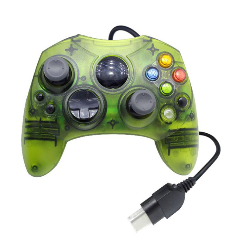 plantador célula mantequilla SwallowGames.com Buy Wired Controller for Xbox Original - Transparent GREEN  for Xbox with Free UK Delivery.