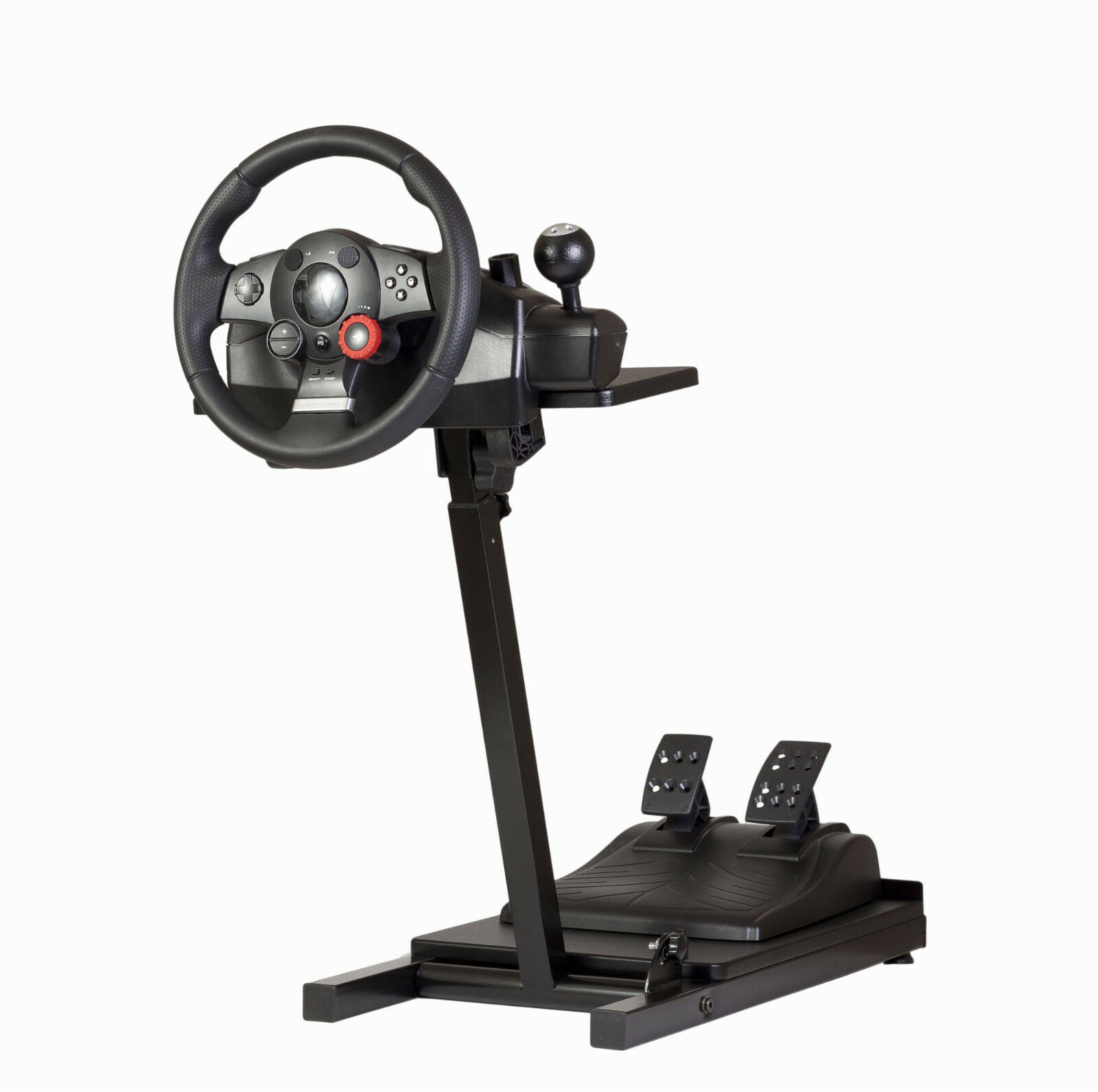 lyserød petulance Konkurrence SwallowGames.com Buy Steering Wheel Stand - Black --- STAND ONLY for PS4  with Free UK Delivery.